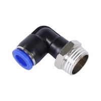 Фитинг угловой трубка 10 мм резьба 1/2inch (Дюйм) qpln10-04