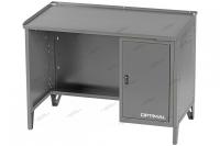 Верстак слесарный однотумбовый, 1 серая створка nw101 7012/7015