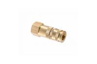 Разъем inch (Дюйм)мамаinch (Дюйм) быстросъемный - резьба F1/2inch (Дюйм), с фиксатором, латунь npf34b