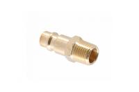 Переходник inch (Дюйм)папаinch (Дюйм) быстросъемный - резьба M1/4inch (Дюйм), латунь npm22b