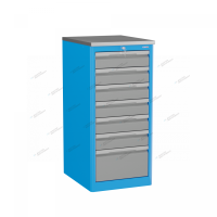 Тумба инструментальная Technic XL7 с оцинкованной накладкой