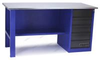 Верстак однотумбовый (тумба с 5 ящиками) верстакофф proffi116 д5 101118