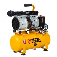 Компрессор DLS650/10 безмаслянный малошумный 650 Вт, 120 л/мин,ресивер 10 л// Denzel 58021