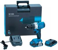 Шуруповерт аккумуляторный макс. Ø сверла 13 мм, 20 В, 80 Нм, с 2 аккумуляторами и зарядным устройством ne108k