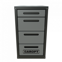 Тумба 4 ящика для верстака GAROPT (СЕРАЯ) gty4.grey