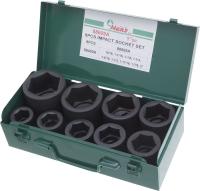 88609A набор головок 1inch (Дюйм), 9шт., 15/16inch (Дюйм)-2inch (Дюйм) 88609a