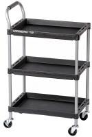 Тележка инструментальная, 3 пластиковые полки t12