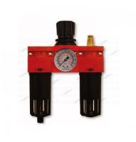 VEPA ГРУППА F455/1 фильтр+редуктор+лубрикатор 1/4inch (Дюйм) металлический корпус, с манометром f455/1