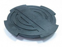 Накладка резиновая на домкрат подкатной, Ø 106 мм, h 18 мм 1003