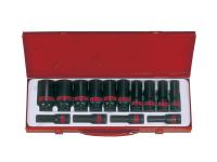 Набор ударных глубоких торцевых головок 1/2 шестигранные, 15 предметов king tony 4416sp