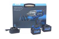 Гайковерт аккумуляторный, 1/2inch (Дюйм), 21В, 1700 Нм с двумя 6A акк. и зар. уст-вом 1,8A, в кейсе ne812k