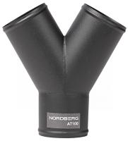 Насадка металлическая Y-образная для шланга D=100 мм nordberg at100