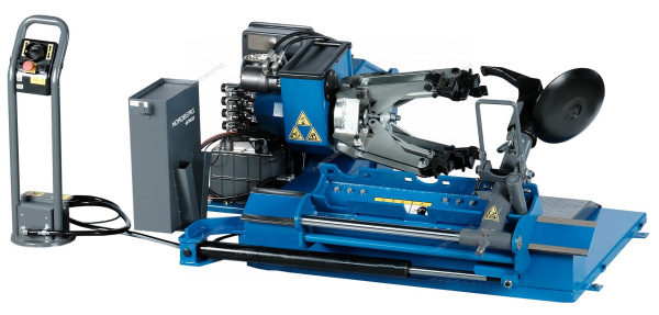 Станок шиномонтажный для грузовых автомобилей, двухскоростной, синий, 380 В 46trk30