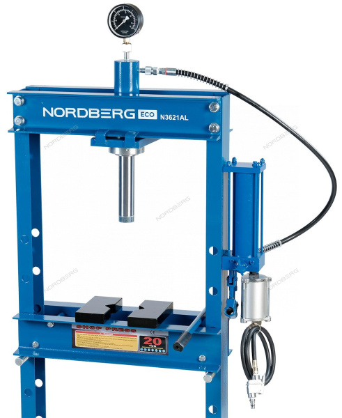 Гидравлический пресс, 20 т, разборная рама n3621al