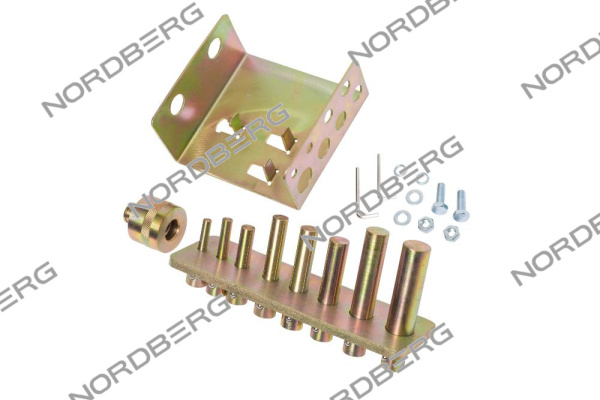 Комплект насадок (пуансонов) c матрицей для гидравлических прессов NORDBERG n36p