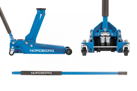 Домкрат подкатной 4 т, низкий подхват n32035