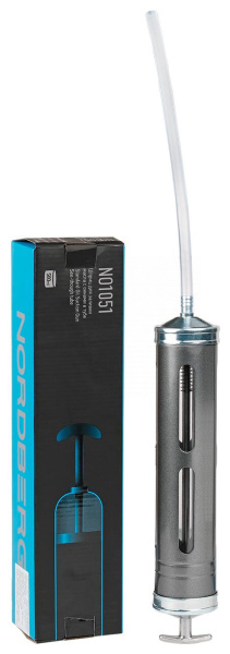 Шприц для заливки маслас окнами в тубе, 500 мл no1051