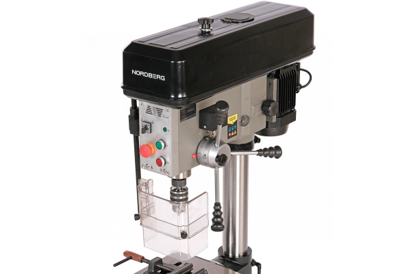 Станок сверлильный профессиональный с тисками, 1100 Вт, 25 мм, 5 скоростей, нарезание резьбы nd2554p