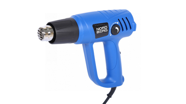 Фен, 4 насадки, в кейсе, 50-600 °С, 2000 Вт ne718