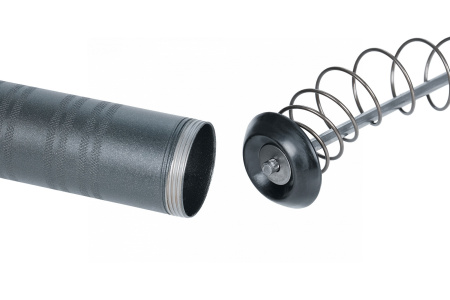 Шприц плунжерный пневматический с поворотом рукоятки, 400 мл, с насадками в кейсе no3404