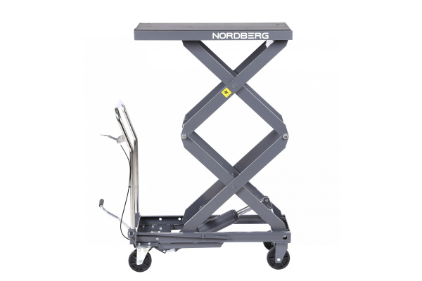 Стол подъемный гидравлический, 300 кг, двойные ножницы, серый n3t301g