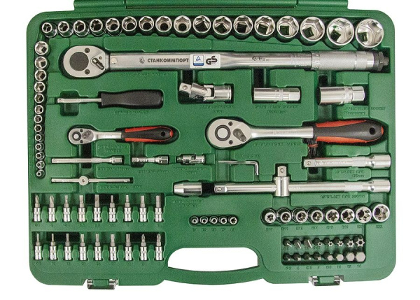 Набор инструмента (116 предметов) СТАНКОИМПОРТ НАБ.14.12.116 наб.14.12.116