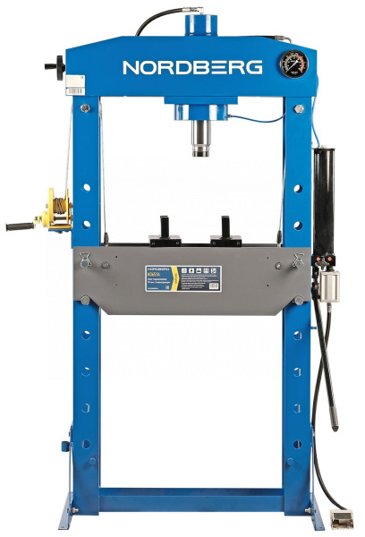 Пресс гидравлический, 50 т, пневмоуправление n3651a