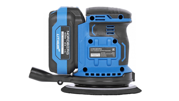 Орбитальная шлифмашина с регулировкой оборотов, аккумуляторная, 150 мм ne436k
