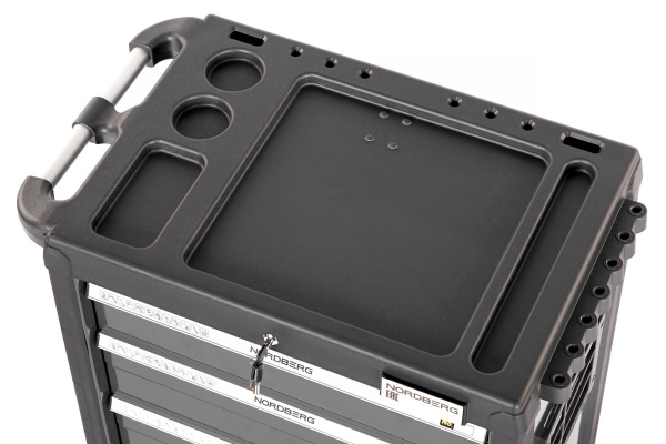 Тележка инструментальная, 6 выдвижных ящиков, серая t6n(g)