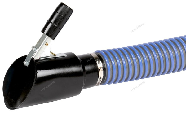 Насадка резиновая овальная наклонная на шланг D=75 мм nordberg an075di