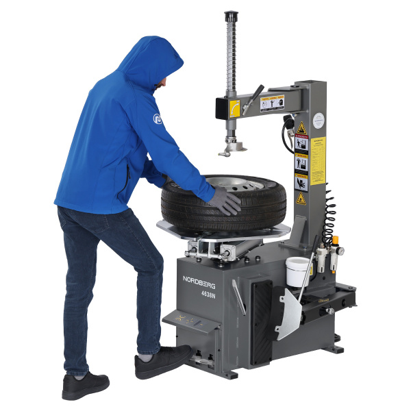 Станок шиномонтажный полуавтомат, односкоростной, 220 В, серый 4638n(g) 220