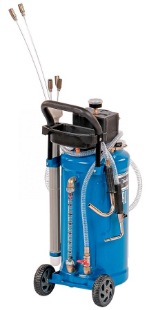 Установка для сбора масла пневматическая, 30 л, синяя 2330b