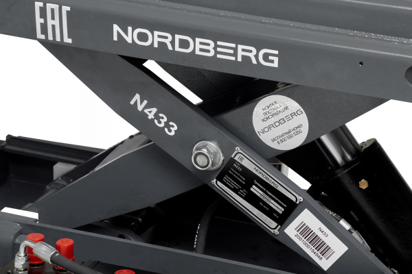 Траверса с ручным приводом г/п 3т. для подъемников N634, 4445J, 4450J, серая n433_g