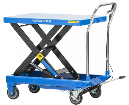 Стол подъемный гидравлический, 750 кг n3t750