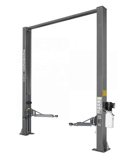 Подъемник двухстоечный 4 т, верхняя синхронизацией, 380 В, серый n4120h1-4g_380