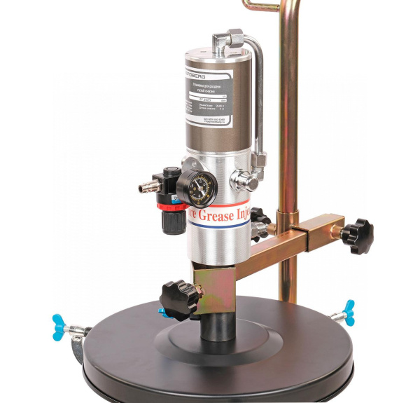 Установка пневматическая для раздачи густой смазки из бочек 20-60 л, с тележкой no5030