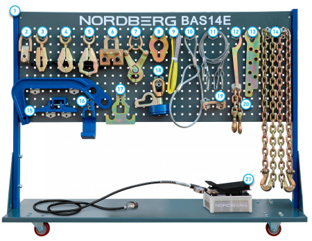 Стапель напольный без платформы bas14e