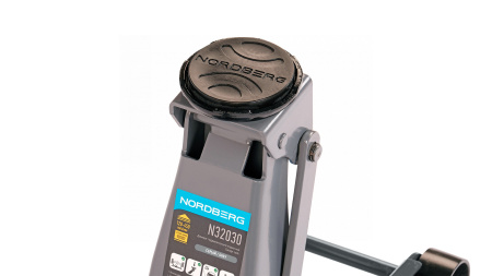 Домкрат подкатной 3 т с резиновой насадкой, быстрый подъем n32030g