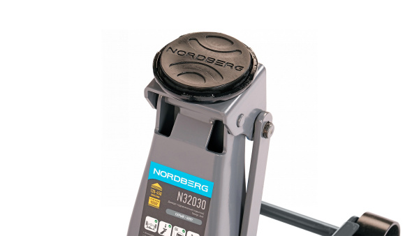 Домкрат подкатной 3 т с резиновой насадкой, быстрый подъем n32030g