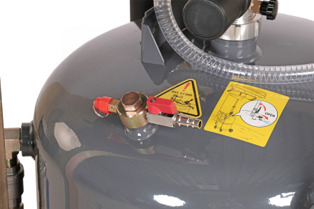 Установка для сбора масла пневматическая, 115 л, серая 2365pg