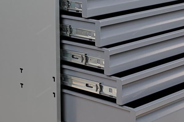 Тележка OPTIMAL 5 выдвижных ящиков с набором инструментов TOLSEN BOXER, 157 предметов nt215 7012/7015+tt85415-157