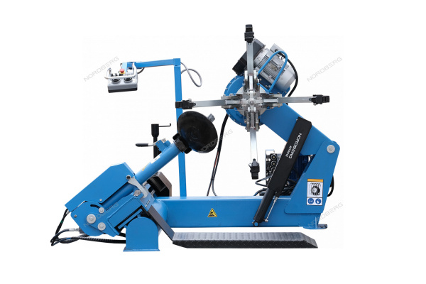 Станок шиномонтажный для грузовых машин, двухскоростной, с пультом на штанге, 380 В, синий 46trk42(b)