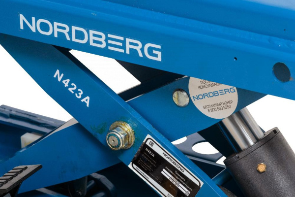 Траверса пневмогидравлическая, 2 т, для подъемников N634, 4445J, 4450J, синяя n423a_b