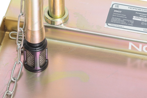 ТЕЛЕЖКА для бочек с маслом до 200 л nordberg 26tr