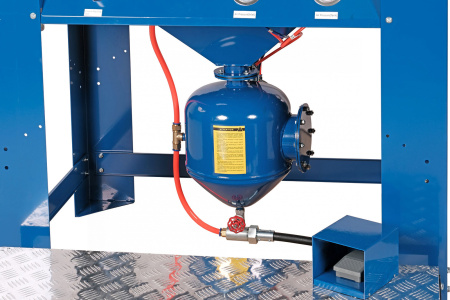 Камера пескоструйная с напорной системой подачи абразива и циклонной фильтрацией ns10p