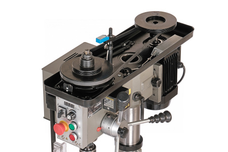 Станок сверлильный профессиональный (750 Вт, 25 мм, вариатор скорости, нарезание резьбы, тиски) nd25116pv