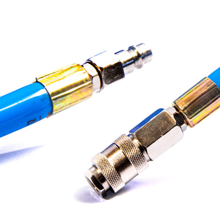 Шланг воздушный спиральный пневматический 10/15 мм,15 метров, HS101515 hs101515