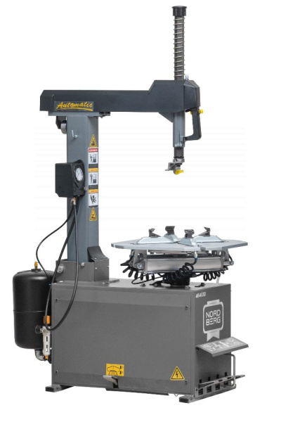 Станок шиномонтажный автомат, двухскоростной, взрывная накачка, 380 В, серый 4640id