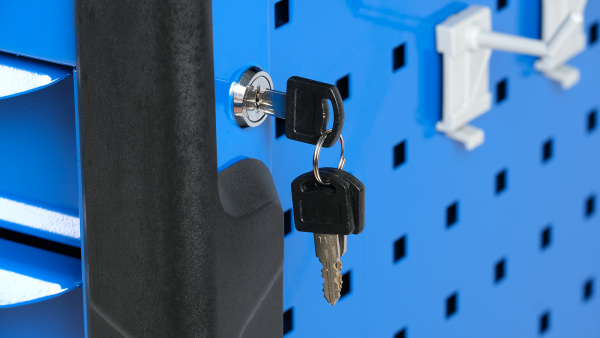 Тележка инструментальная, 6 выдвижных ящиков, с системой защиты от опрокидывания, синяя t6p(b)