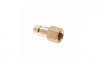 Переходник inch (Дюйм)папаinch (Дюйм) быстросъемный - резьба F1/4inch (Дюйм), латунь npm32b